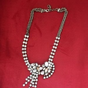 Braided Crystal Banana Republic Necklace